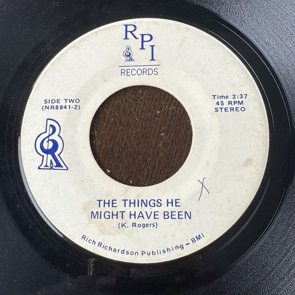 K Rogers 45 RPI Records Lonely Heart The Things He Might Have Been